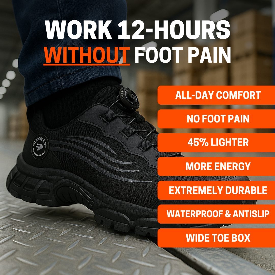 AussieFlex™ The Most Comfortable Steel Toe Shoes