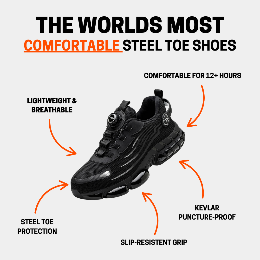 AussieFlex™ The Most Comfortable Steel Toe Shoes