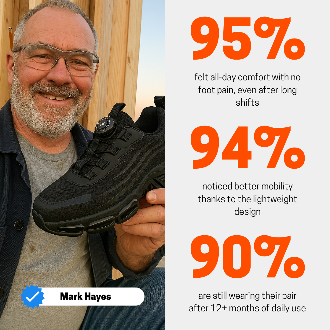 AussieFlex™ The Most Comfortable Steel Toe Shoes